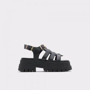 Sandalias Aldo Velma Strappy high heel sandal - Lug sole Mujer Negros | AXNPSQ013