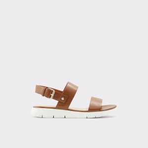Sandalias Aldo Woema Flat sandal Mujer Marrom | FGZNOQ623