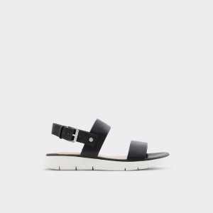 Sandalias Aldo Woema Flat sandal Mujer Negros | UXPRSI095