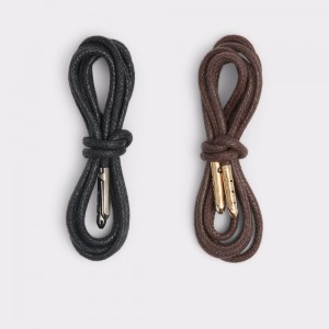 Shoe Care Aldo Pico Shoelaces Hombre Negros | JFEBKS750