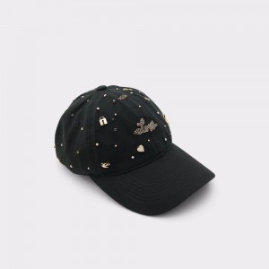 Sombreros Aldo Lovecap Hat Mujer Negros Dorados | CAZOYV403