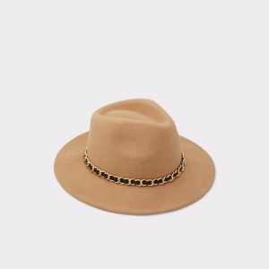 Sombreros Aldo Wesley Fedora Mujer Beige | AEGJFH327