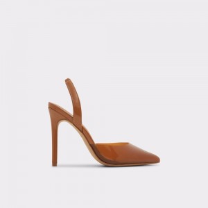 Tacones Aldo Marie Sling back high heel - Stiletto heel Mujer Beige Oscuro | ULZHKR126