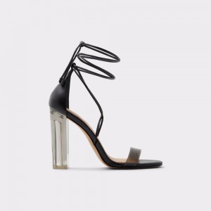 Tacones Aldo Onardonia Strappy heeled sandal Mujer Negros | WGYZAU689