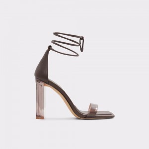 Tacones Aldo Onardonita Heeled sandal Mujer Marrom Oscuro | VSHUMC406