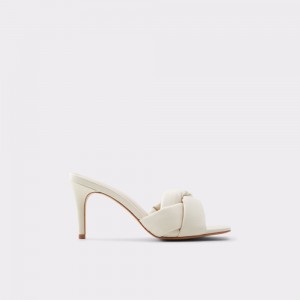 Tacones Aldo Syngrapha Heeled mule - Stiletto heel Mujer Blancos | UQXZBW485