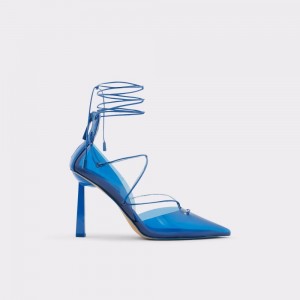 Tacones Aldo Uniatha Strappy heeled shoe Mujer Azules | FZBECT052