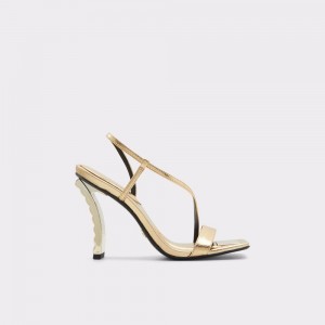 Tacones Aldo Vermeil Sling back heeled sandal Mujer Dorados | ISCQPL293