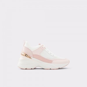 Tenis Aldo Azuria Wedge sneaker - Jogger sole Mujer Rosas Claro | WSYHZD678