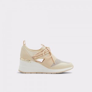 Tenis Aldo Chiara Sneaker - Wedge heel Mujer Beige | TRVYNL639