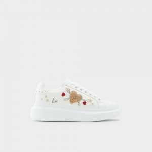 Tenis Aldo Kewarra Sneaker Mujer Blancos | CEWKDM548