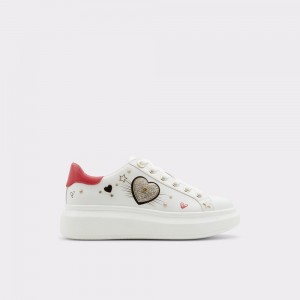 Tenis Aldo Lovekey Low top sneaker - Cup sole Mujer Blancos | NRMFGB679