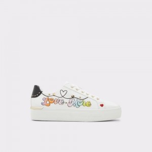 Tenis Aldo Lovemore Low top sneaker Mujer Blancos | EUSKGM478