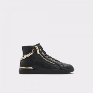 Tenis Aldo Perola High top sneaker Mujer Negros Serpent | RAGKHD137
