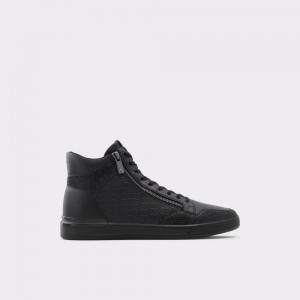 Tenis Aldo Sauerbergg High top sneaker - Cup sole Hombre Negros | UOHTIK078