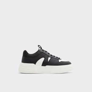 Tenis Aldo Zeus Low top sneaker - Lug sole Hombre Negros | NIUJOL614