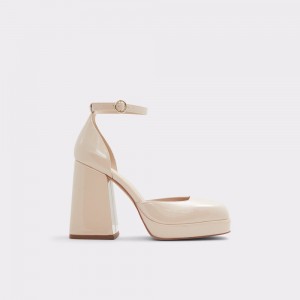 Zapatos Plataforma Aldo Emjay Heeled Mary Janes - Cup sole Mujer Beige | ZHWOAT068