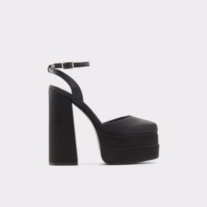 Zapatos Plataforma Aldo Kersaudy Ankle strap heeled shoe - Plateforme Mujer Negros | HMUBWQ932
