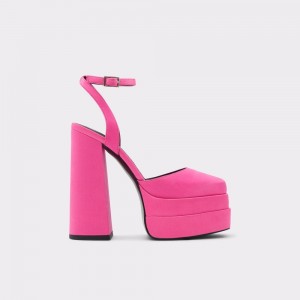 Zapatos Plataforma Aldo Kersaudy Ankle strap heeled shoe - Plateforme Mujer Rosas Claro | IBWUTC719