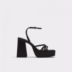 Zapatos Plataforma Aldo Landabriver Strappy heeled sandal - Plateforme Mujer Negros | SVYNEQ698