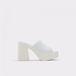 Zapatos Plataforma Aldo Melcee Heeled Mule - Plateforme Mujer Blancos | MSGKFB574