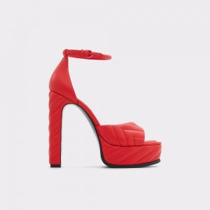 Zapatos Plataforma Aldo Milena Ankle strap heeled sandal - Plateforme Mujer Rojos | NFLPIW538