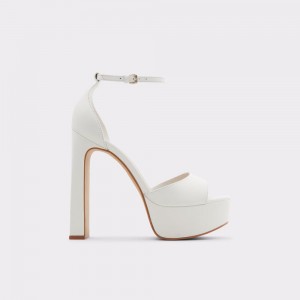Zapatos Plataforma Aldo Posh High heel sandal - Block heel Mujer Blancos | SQLCDG341
