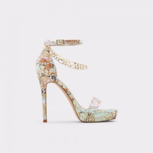 Zapatos Plataforma Aldo Scarlettchain Heeled sandal - Stiletto heel Mujer Multicolor | MKNCFB246