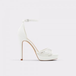Zapatos Plataforma Aldo Wicoethiel High heel - Platform Mujer Blancos | YLVDSM351