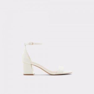 Zapatos Tacon Bloque Aldo Kedeaviel High heel sandal Mujer Blancos | UBHKAI386