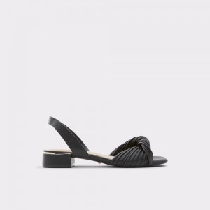 Zapatos Tacon Bloque Aldo Nabila Slide sandal Mujer Negros | LQZKRT068