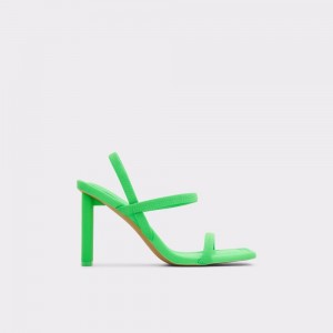 Zapatos Tacon Bloque Aldo Okurra Strappy heeled sandal Mujer Verdes Claro | DOEUAS349