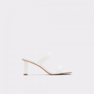 Zapatos Tacon Bloque Aldo Ranalassi Heeled mule - Cup sole Mujer Blancos | DRGNIW692
