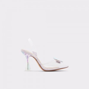 Zapatos Tacon Bloque Aldo Skylem Sling back high heel Mujer Morados Claro | GJYNFL275