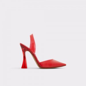 Zapatos Tacon Bloque Aldo Solanti Sling back high heel Mujer Rojos | ZVQLGU396