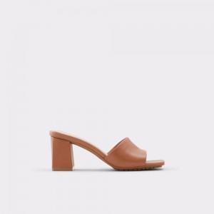 Zapatos Tacon Bloque Aldo Velalith High heel sandal - Block heel Mujer Marrom | QKZMNY954