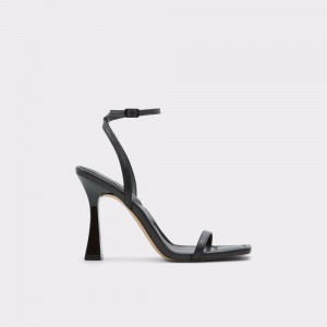 Zapatos Tacon Bloque Aldo Vivanti Ankle strap heeled sandal Mujer Negros | REAFIP807